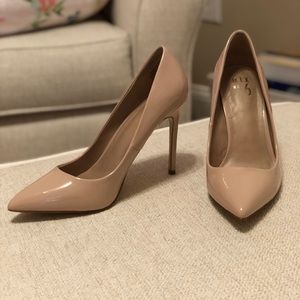 Satin leather mix no. 6 Dignity pump